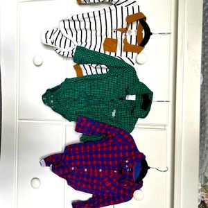 Three collared onesie bundle